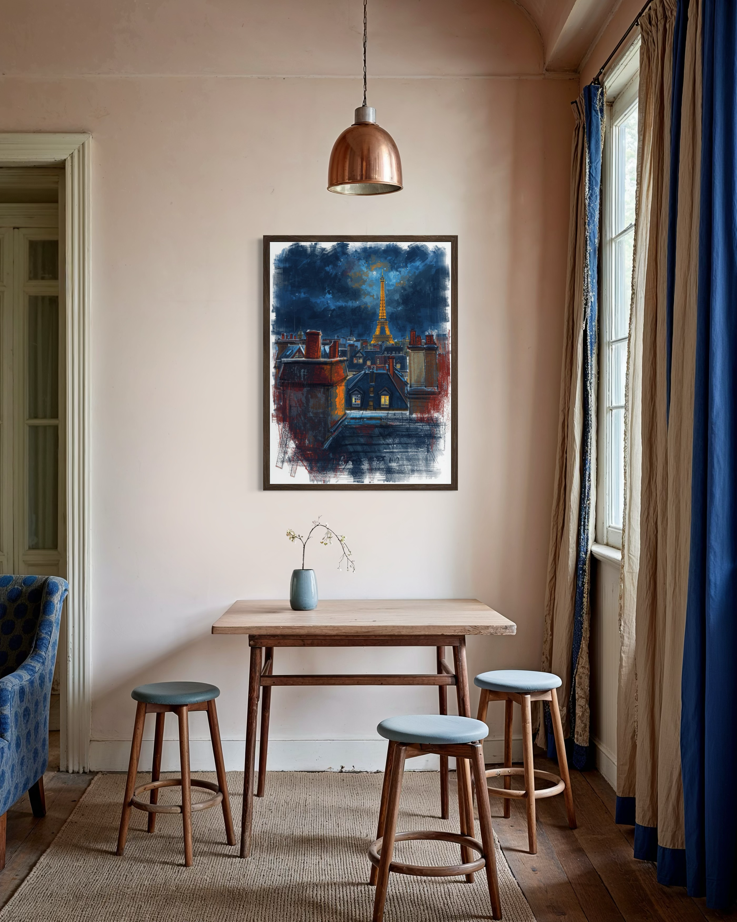 Pari watercolor - Poster